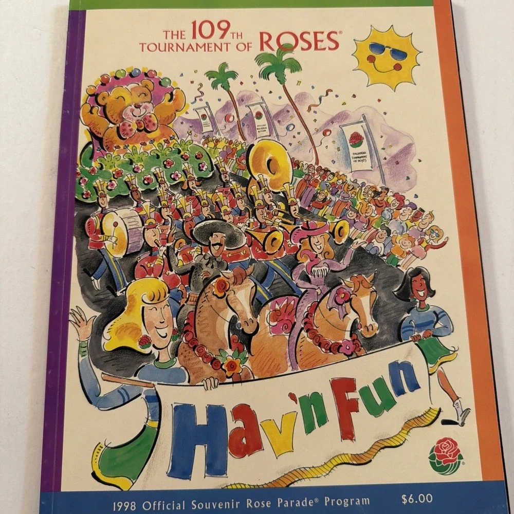 109th Tournament Of Roses Parade Official 1998 Program Carol Burnett